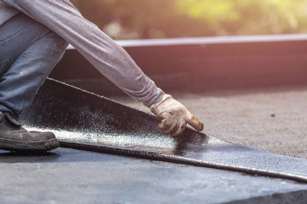 Professional Crawl Space Encapsulation technician working in Burkittsville, MD